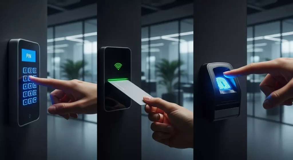 Porównanie różnych metod logowania do systemu rejestracji czasu pracy: PIN, karta i biometria